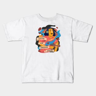 Coffee for Creative youth Kids T-Shirt